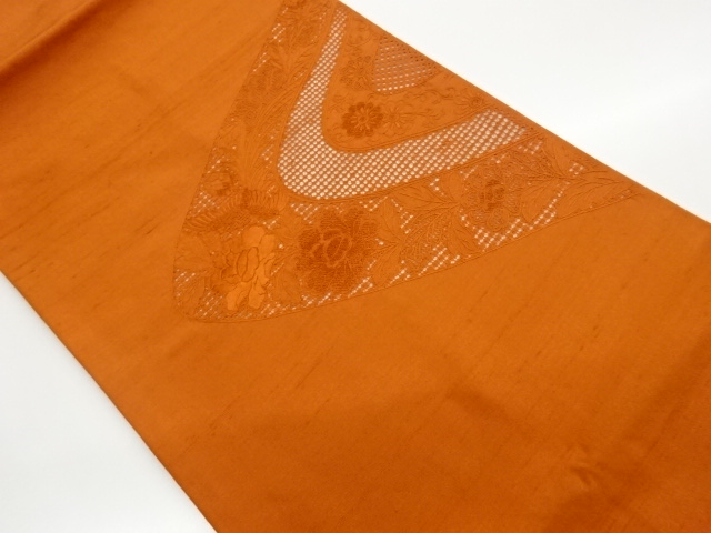 JAPANESE NAGOYA OBI / TSUMUGI / SAGARA KNOTS / WAVY STRIPE